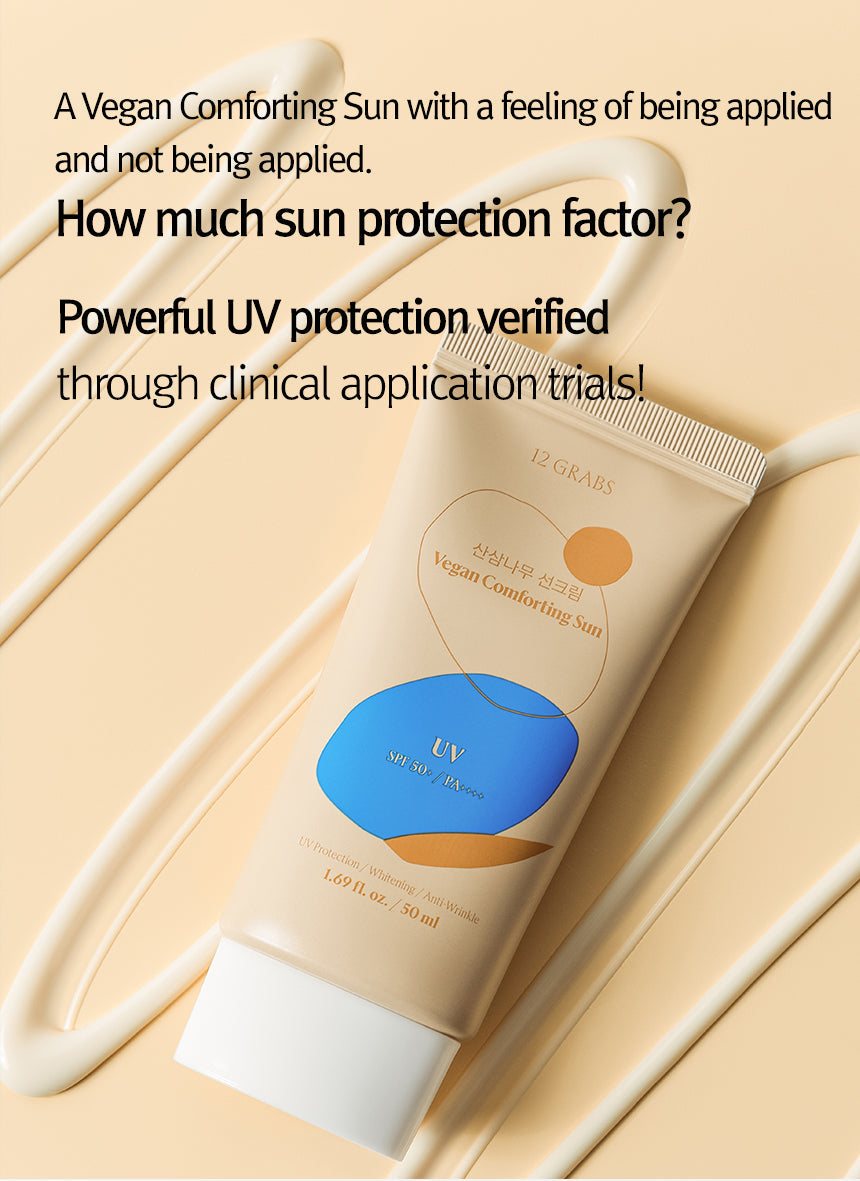 12GRABS Vegan Comforting Sunscreen 50ml
